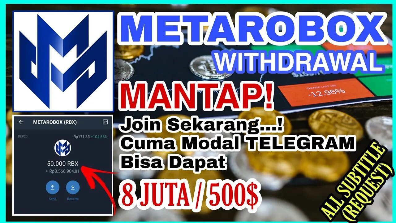 METAROBOX WITHDRAW 500$ . 8 Juta Rupiah #METAROBOX #RBXTOKEN #METAROBOXAIRDROP