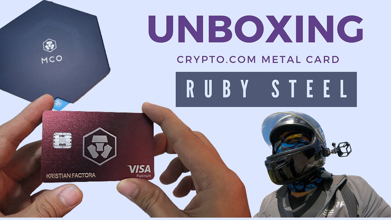 Unboxing Crypto.com Ruby Steel Visa Card (Amazing Design!)