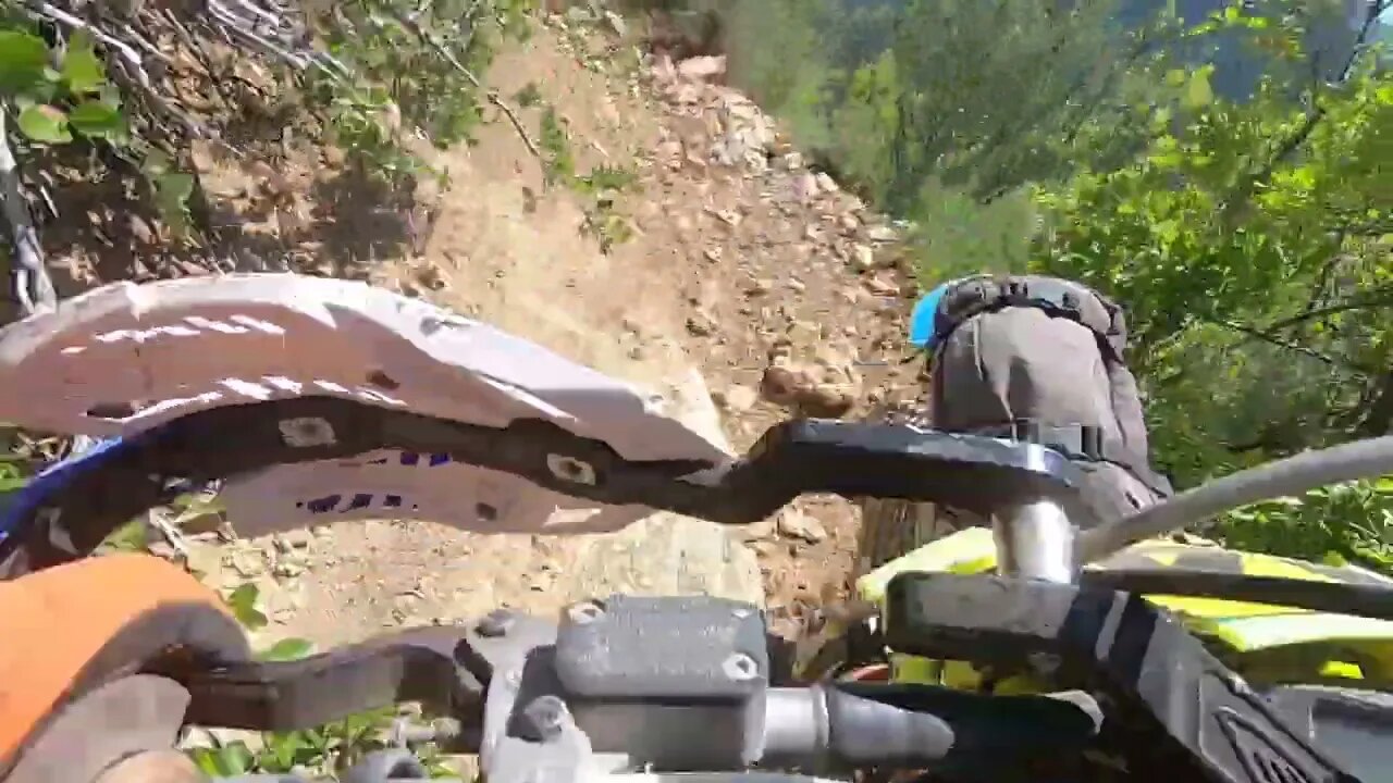 HARD'ISH ENDURO DIRT BIKE SINGLE TRACK MOUNTAIN RIDE KTM 300 XCW