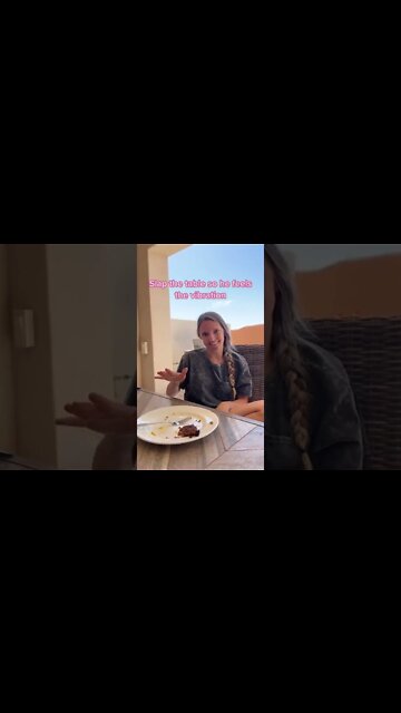 totally appropriate way in Deaf culture to get peoples attention at the table