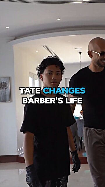 Andrew Tate Changes Barber's Life