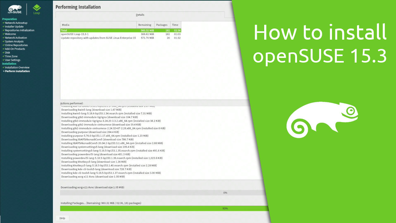 How to install openSUSE 15.3