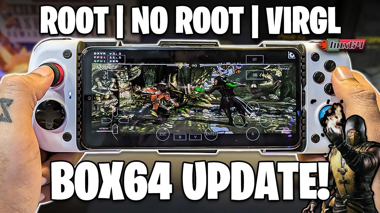 BOX64 COM UPDATE GIGANTE! | Como Instalar o BOX64 em Celulares FRACOS! | Box64 VirGL e DXVK PC Emu