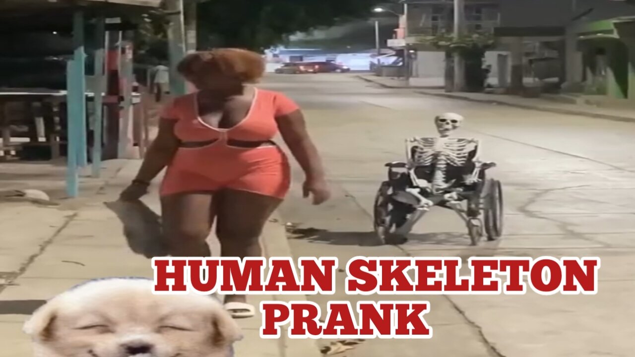 Human skeleton prank #prank #prankvideo