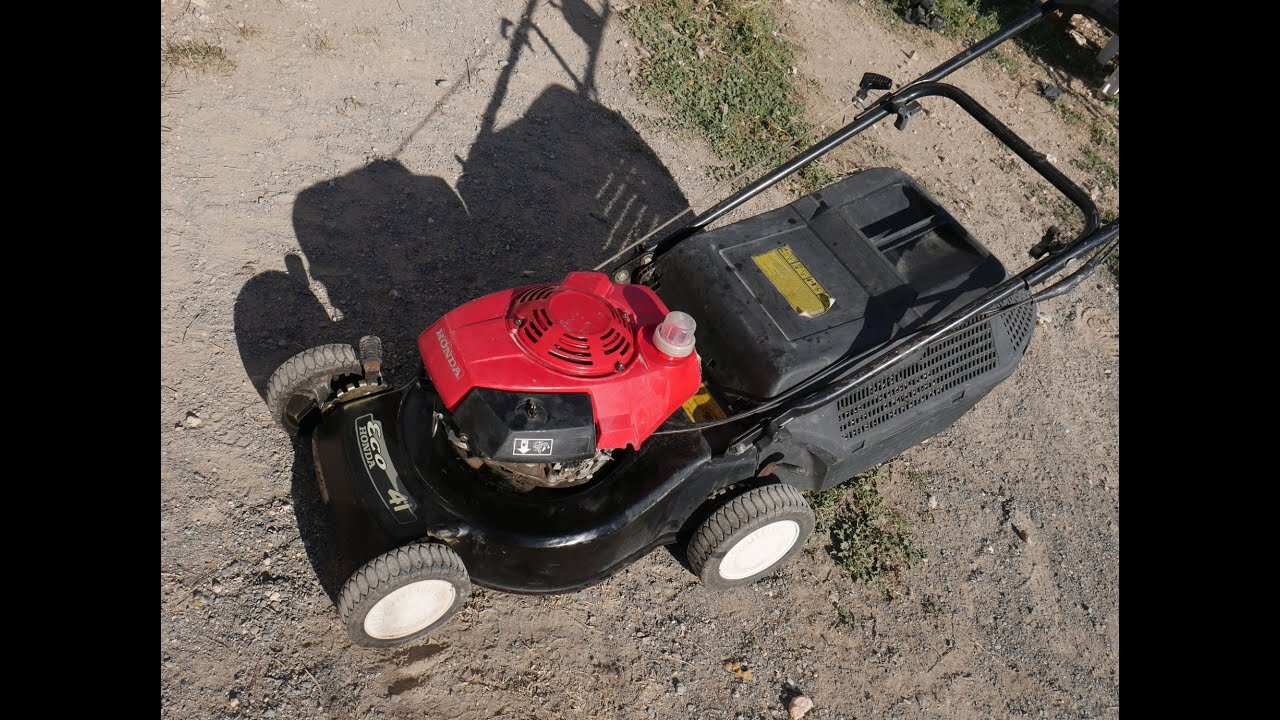 Lawn Mower Honda Eco 41 Spark Plug Electrical problem no start Troubleshooting DIY