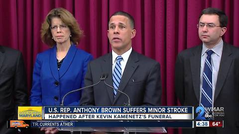 Former Maryland Lt. Governor Anthony Brown suffers stroke after Kamenetz funeral