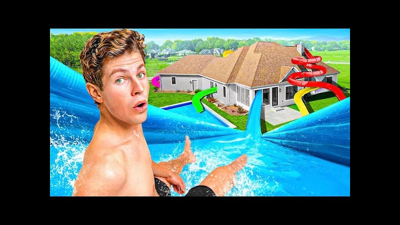 I Built a Waterpark In My House!