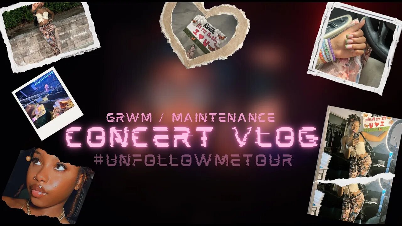 ERYKAH BADU CONCERT VL☆G | GRWM + MAINTENANCE #unfollowmetour