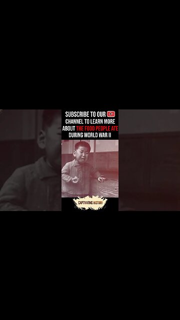 What Was the “Food Situation” for the Japanese Like in WW2? #shorts