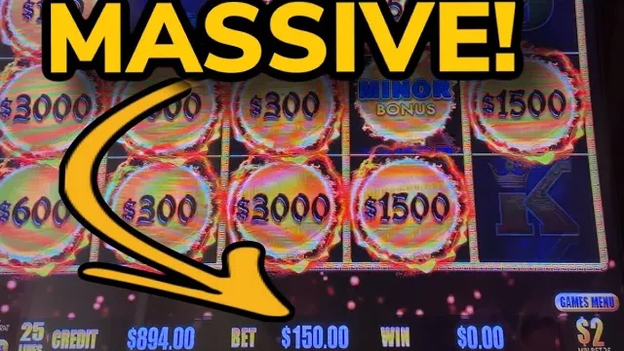 $150 BETS YOU WONT BELIEVE THIS JACKPOT! ON DRAGON LINK!