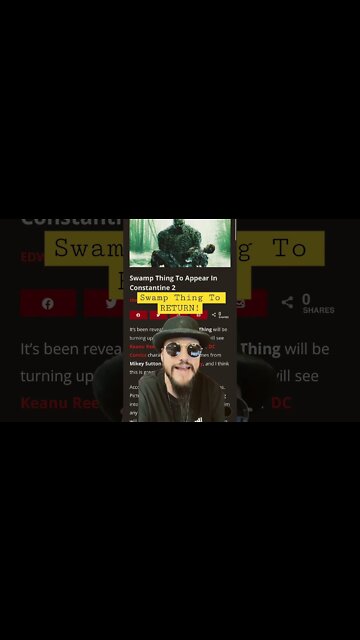 Swamp Thing Is BACK! To Appear In Constantine 2 w/ Keanu Reeves