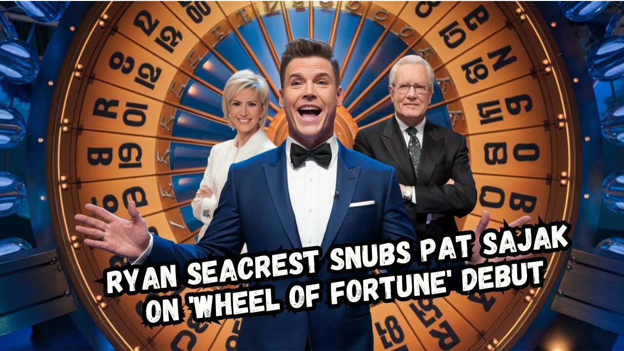 Ryan Seacrest SNUBS Pat Sajak on 'Wheel of Fortune' Debut