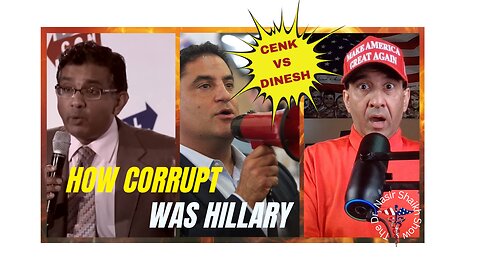 Cenk Uygur Defends Hillary's CORRUPTION - Dinesh Destroys Him With EPIC Counterpoints