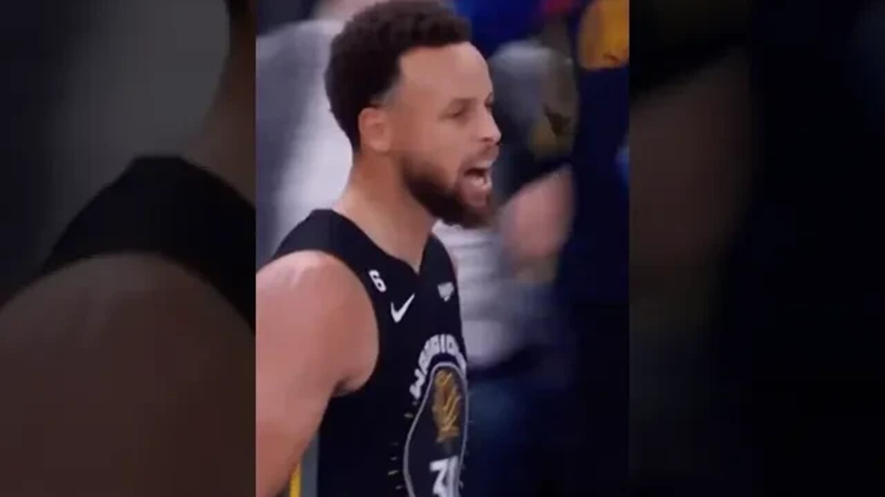 Stephen curry STARES DOWN Cleveland Cavaliers 😤 - NBA Highlights Today 2022 #shorts