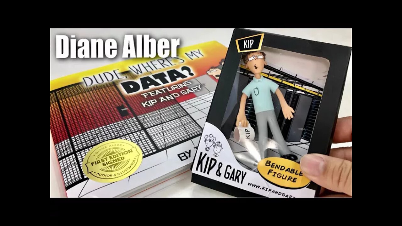 “Dude where’s my data?” Comic Book and Toy by Diane Alber Review