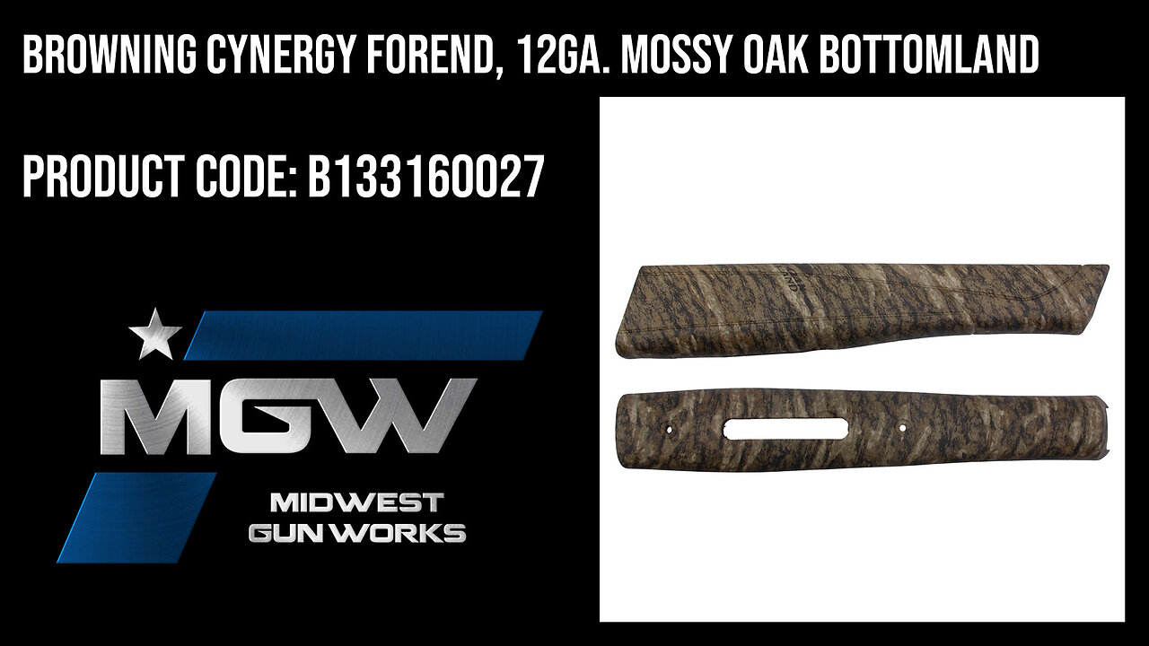 Browning Cynergy Forend, 12ga. Mossy Oak Bottomland - B133160027