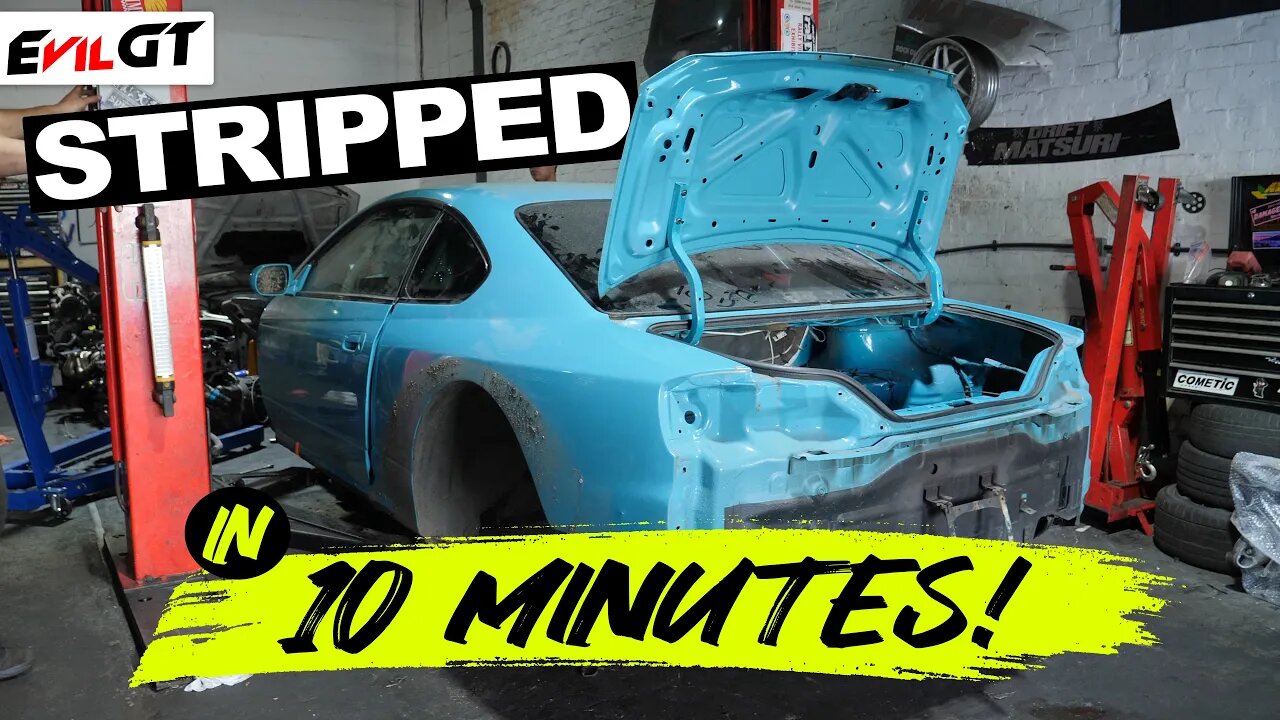 £25,000 2JZ Silvia S15 gets stripped ready for restoration