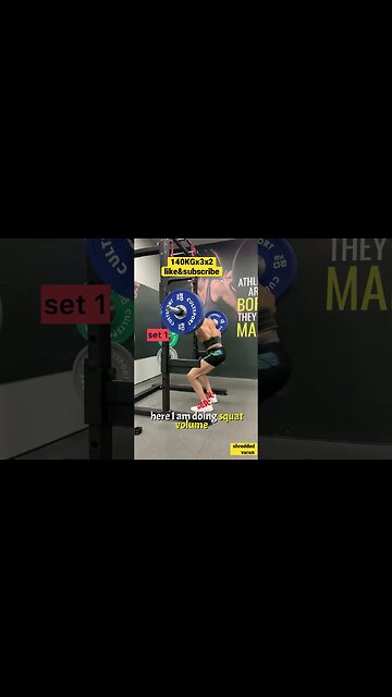 140KGx3x2 High Bar Squat #shorts #youtubeshorts #viralshorts #gym #fitness #tiktok
