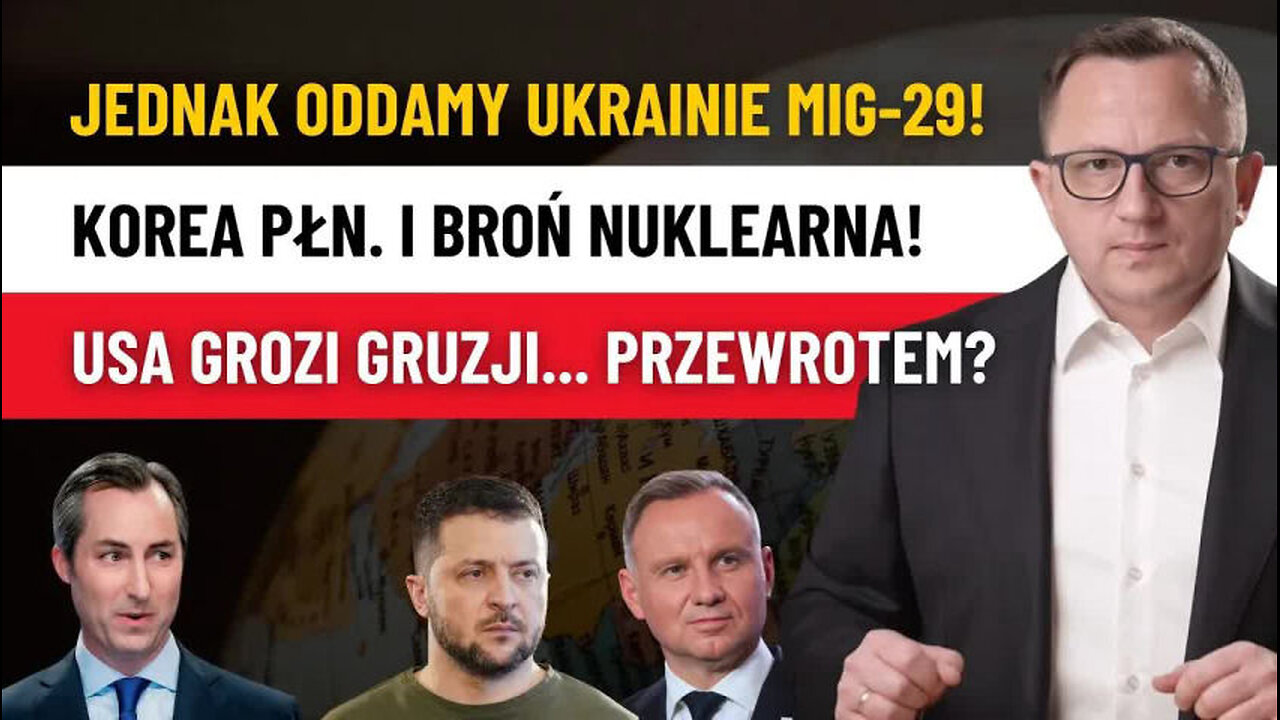 Skandal: Jednak Oddamy Polskie MIG-29 dla Ukrainy! Wybory w Gruzji i Ostrzeżenie USA!