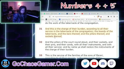 Numbers 4 and 5 King James Version (KJV 3/3/2022)