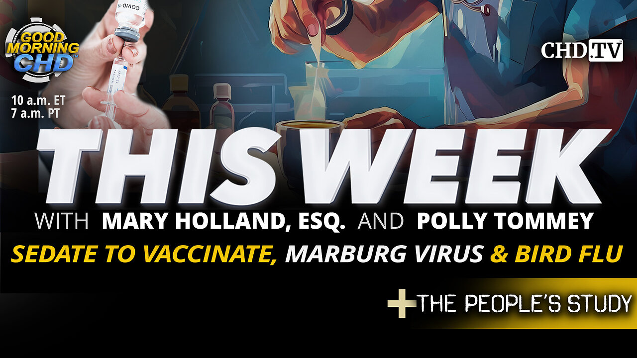 Sedate To Vaccinate, Marburg Virus & Bird Flu