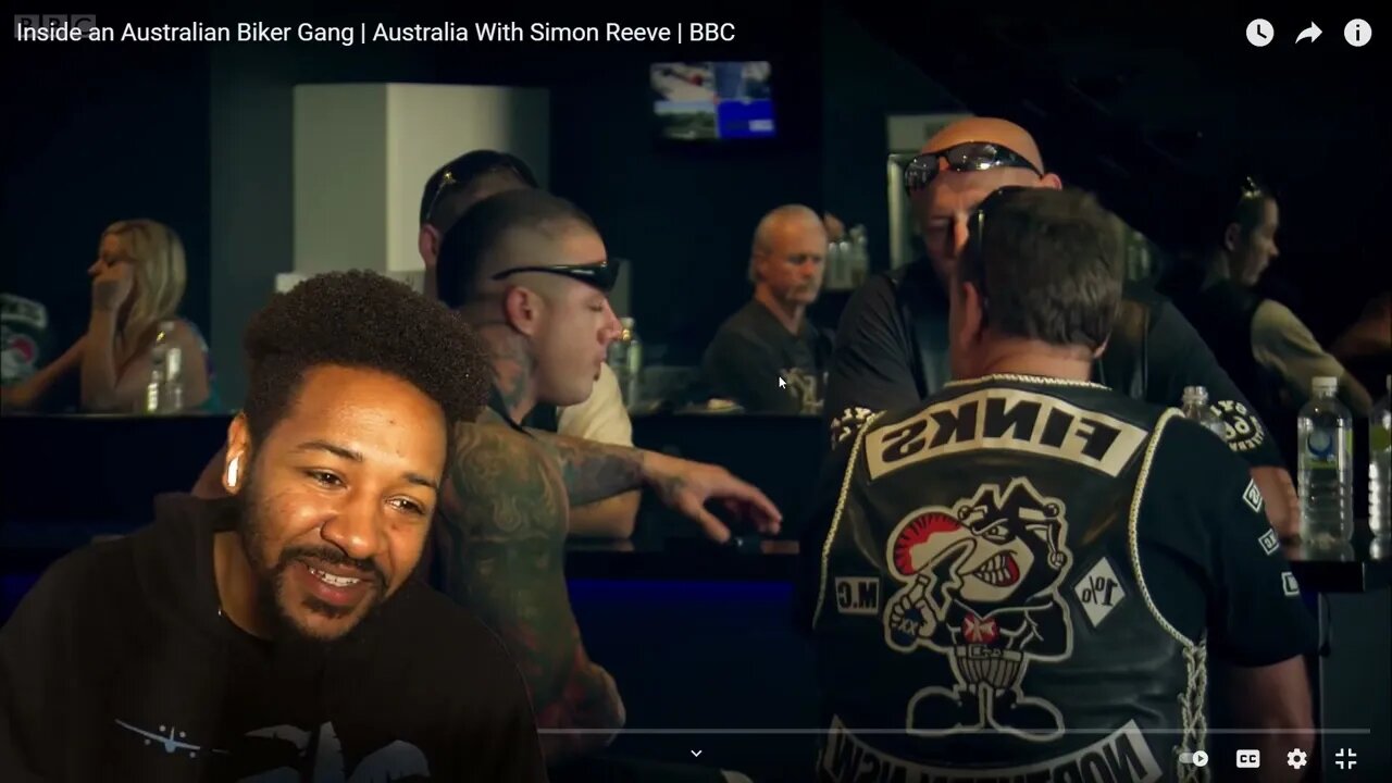 INSIDE AN AUSTRALIAN BIKER GANG WITH SIMON REEVE | REACTION!!!