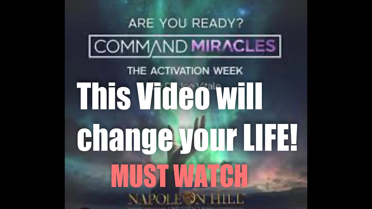 Command Miracles – This Video Will change Your Life – MUST WATCH!