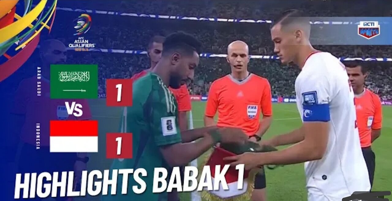 HIGHLIGHTS BABAK 1 SAUDI ARABIA VS INDONESIA | WC QUALIFIER 2026 ROUND 3