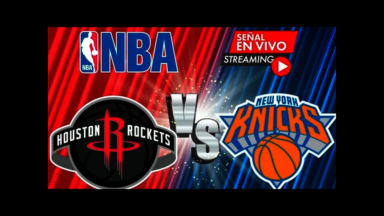 🔴 LIVE New York #Knicks VS #ROCKETS PLAY BY PLAY & WATCH-ALONG #KNICKSFollowParty #