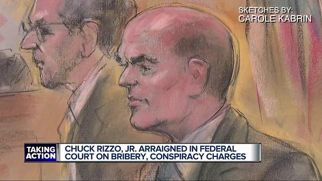 Chuck Rizzo Jr. arraigned in federal court on bribery, conspiracy charges