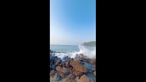 Vizag beach morning View