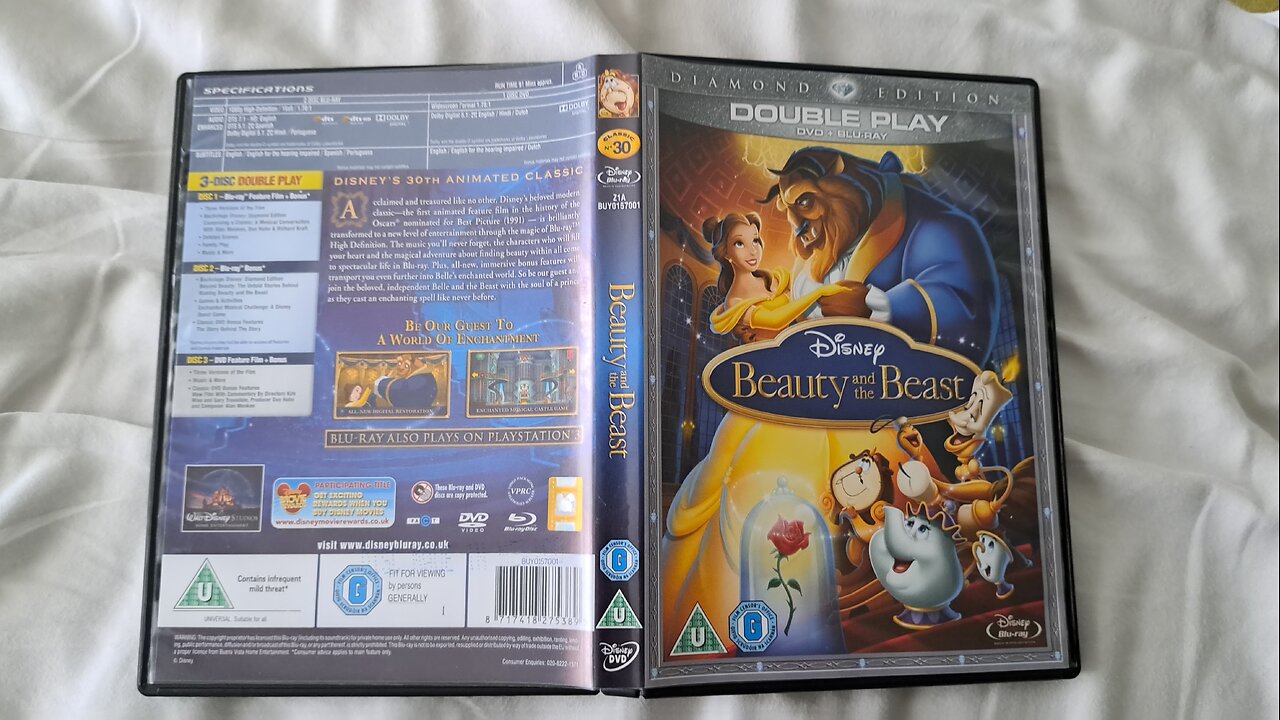 Beauty and the Beast 2010 UK Blu-ray (Region Free)