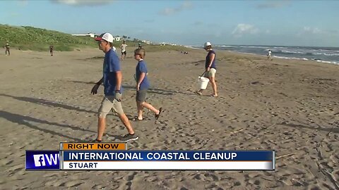 International Coastal Cleanup underway