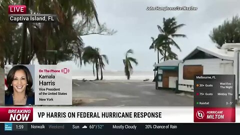 Kamala Harris Explains Hurricanes on The Weather Channel