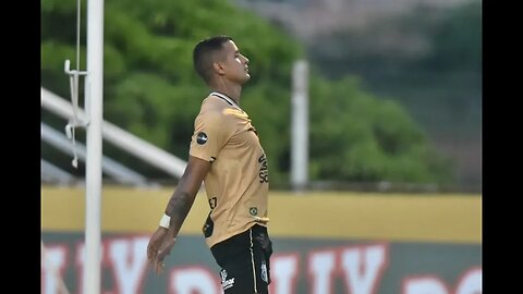 Gol de Derlis González - Bragantino 1 x 4 Santos - Narração de José Manoel de Barros