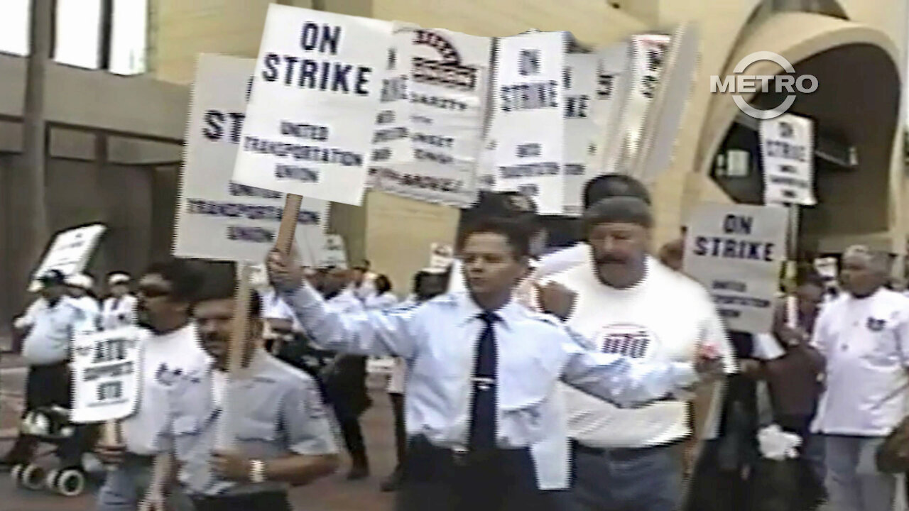 TMN | TRANSIT - Los Angeles MTA Strike - Day 6 (2000)