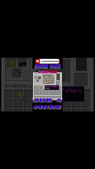 Smirk Face Banner | Minecraft