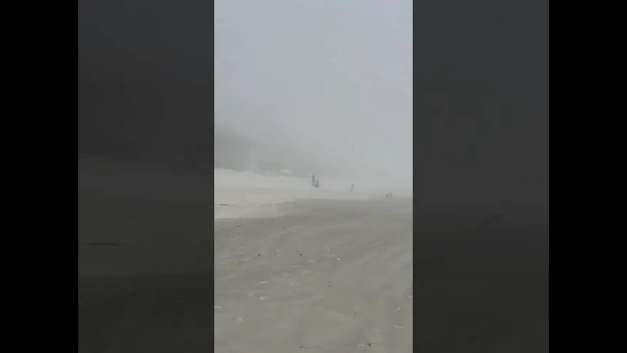 Wow! Weird Fog turned beach goers into shuffling zombies! 🧟♂️🧟♀️ #shorts