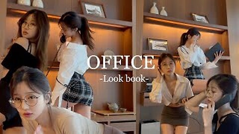 Korean Girl Office Look Book👠👗