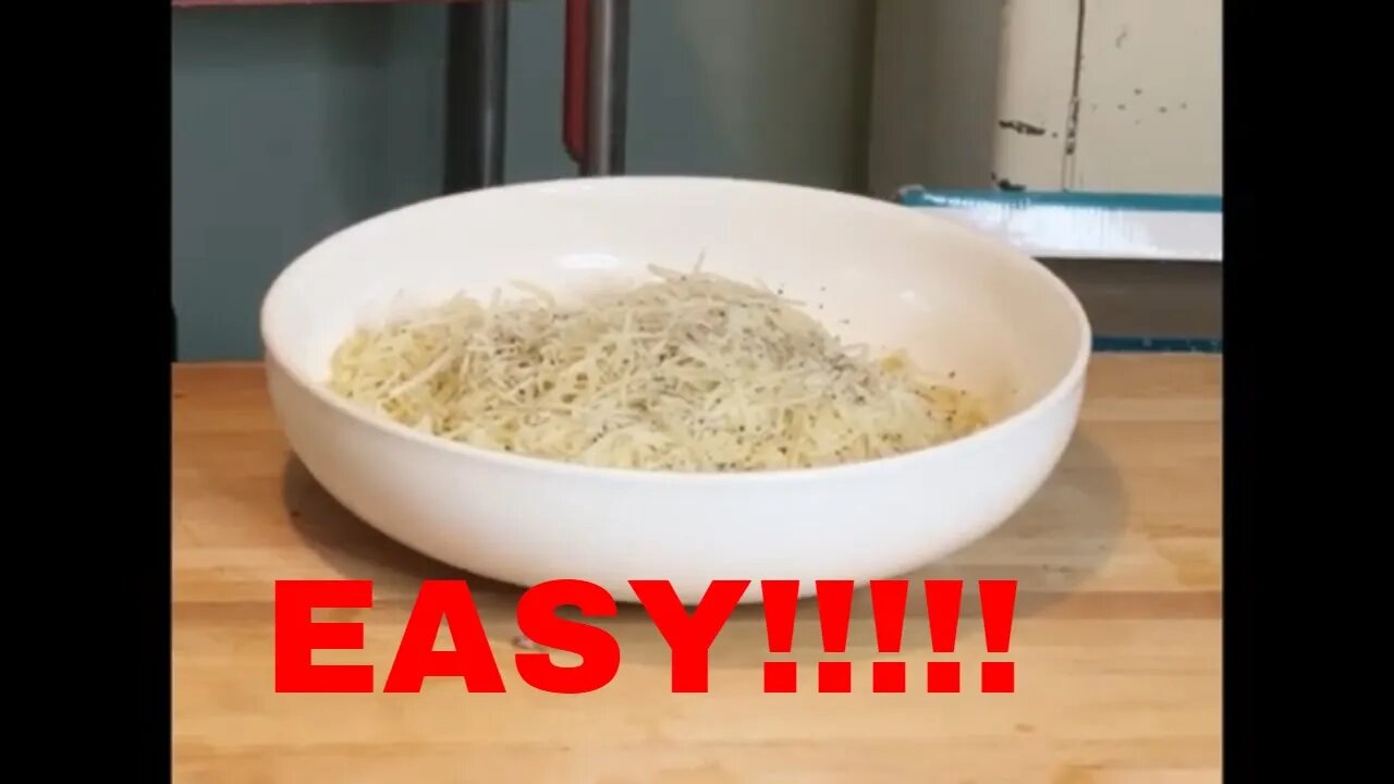 EASY!!!!! Spaghetti with Roasted Garlic Sauce