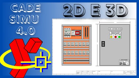 CADe SIMU 4.0 - Comandos elétricos em 2D e 3D