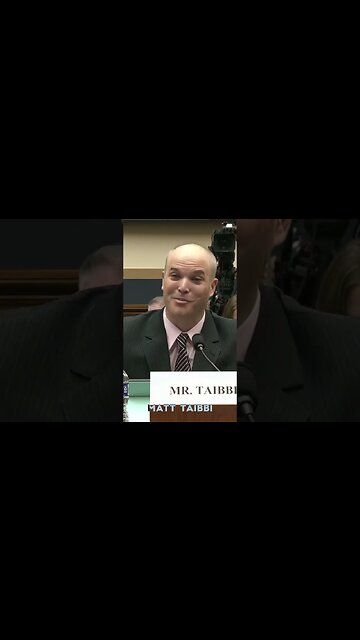 Matt Taibbi, I'm Not A So-Called Journalist