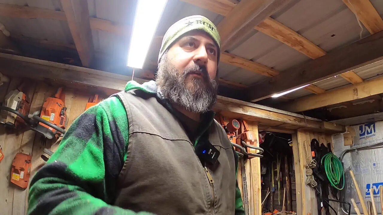 Live in saw shed modifications 372xp part 2