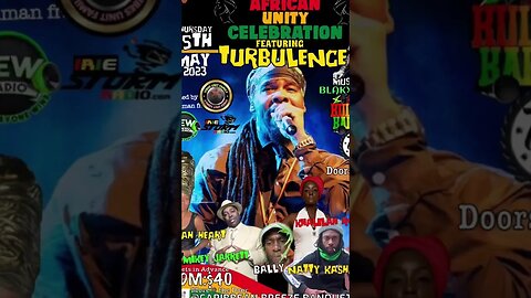 D&R Production presents African Unity Celebration Featuring Turbulence and more 🔥🔥🔥