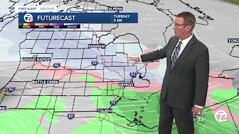 Wintry mix tonight