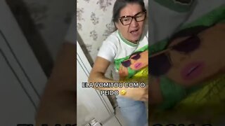 mulher peidando muito #shorts