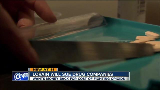 Lorain will sue drug companies