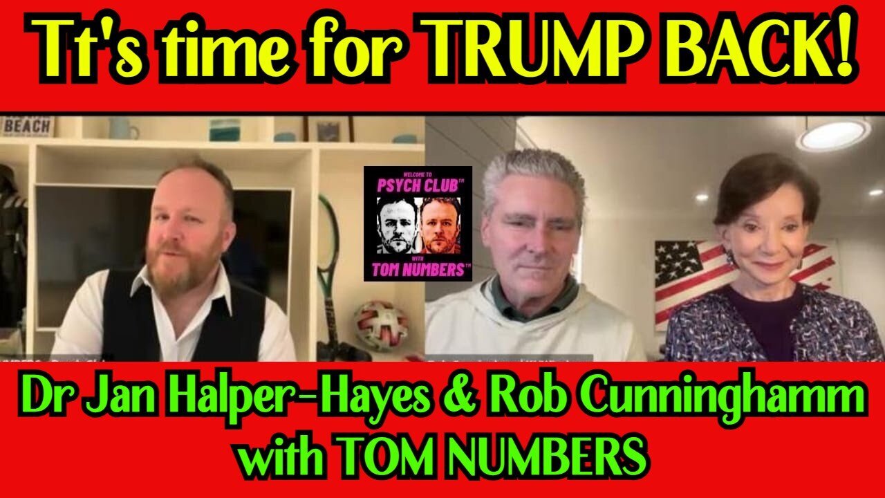 Dr Jan Halper-Hayes & Rob Cunningham: Tt's time for TRUMP BACK 1/24/24..