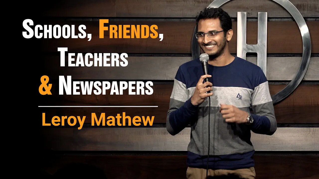 School friends teachers and newspaper | stand up comedy