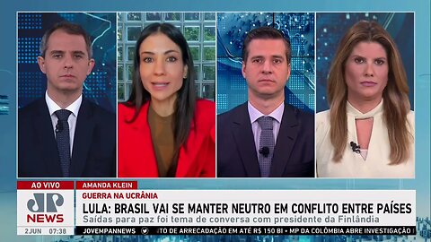 Lula diz que Brasil vai se manter neutro na guerra da Ucrânia; Beraldo e Amanda Klein opinam